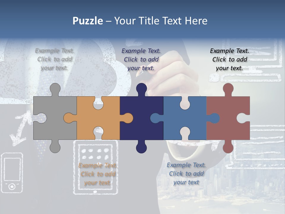 Tech Connection White PowerPoint Template