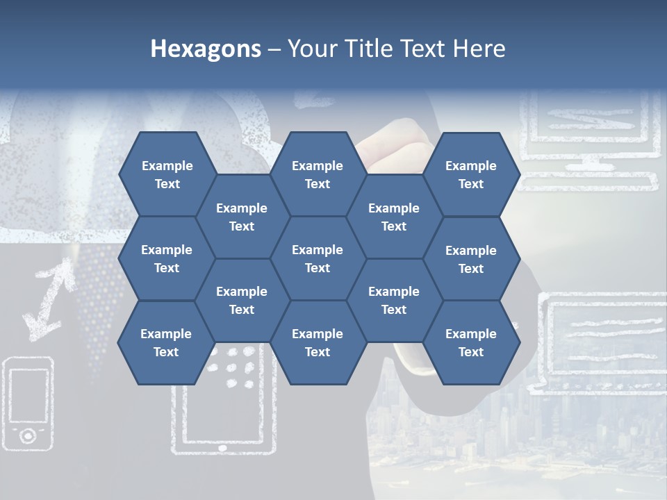 Tech Connection White PowerPoint Template