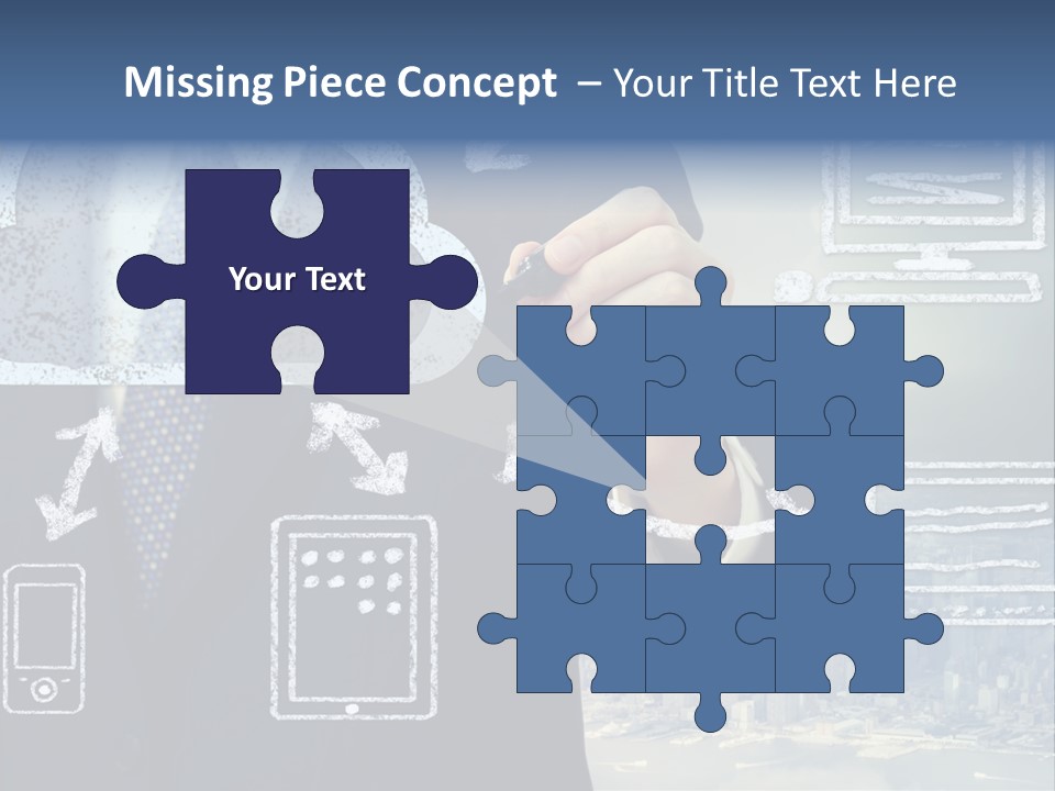 Tech Connection White PowerPoint Template