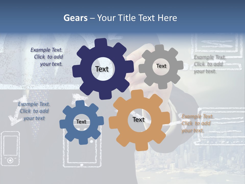 Tech Connection White PowerPoint Template