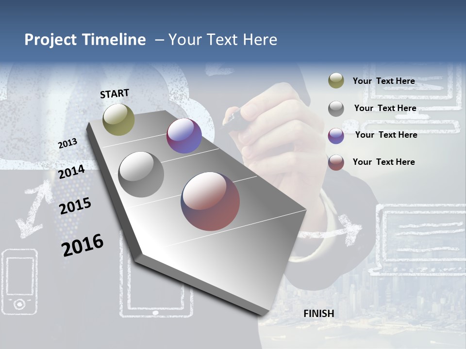 Tech Connection White PowerPoint Template