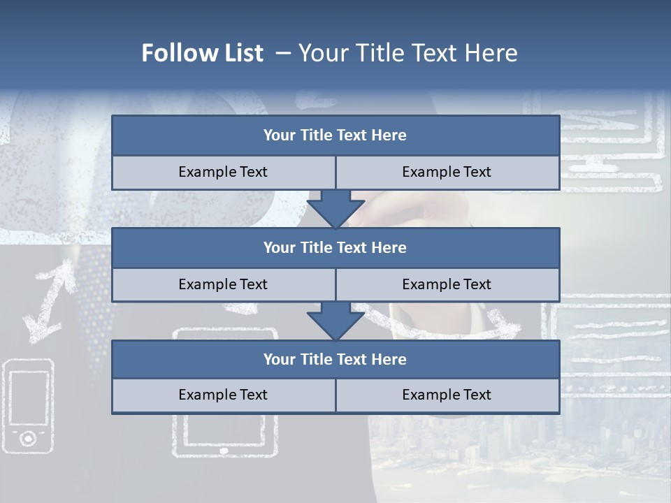 Tech Connection White PowerPoint Template