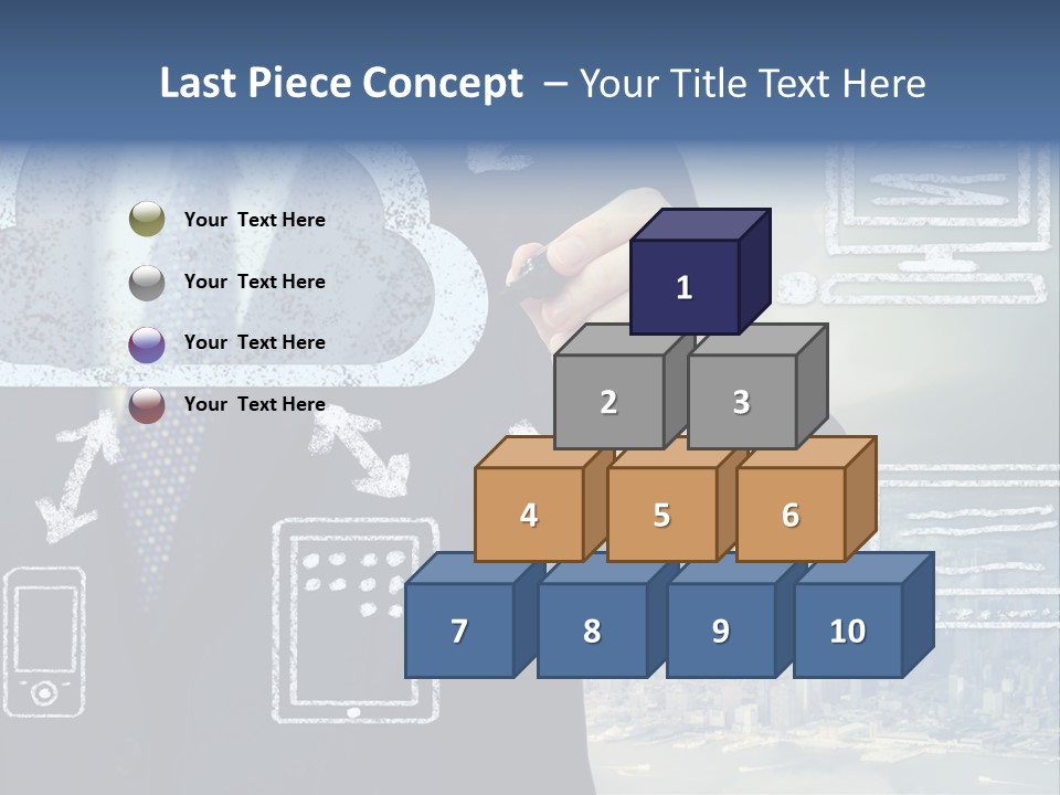 Tech Connection White PowerPoint Template