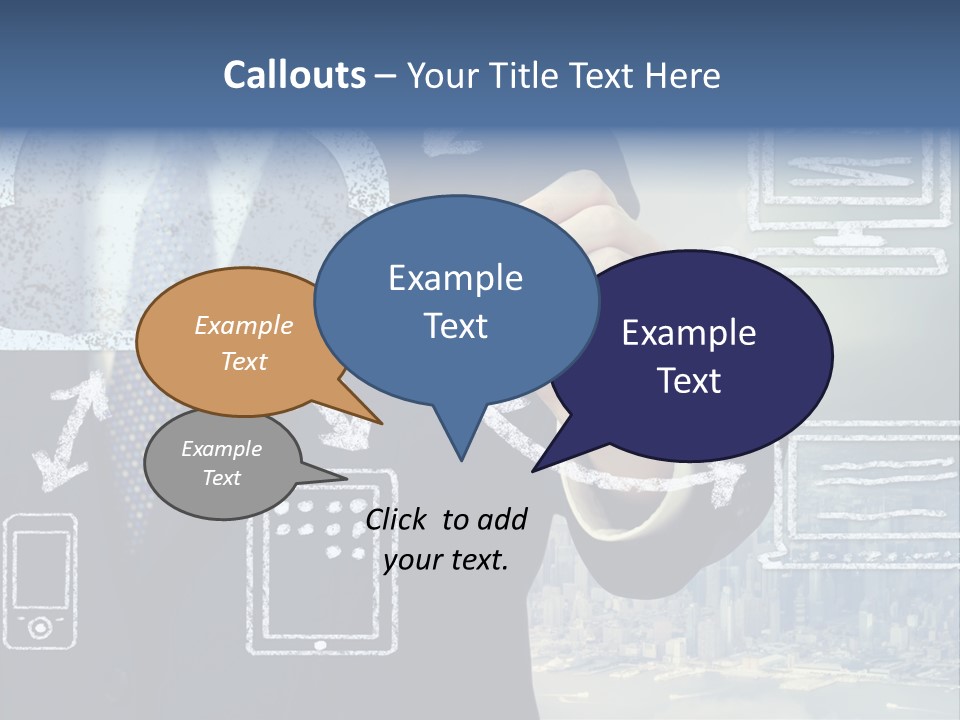 Tech Connection White PowerPoint Template