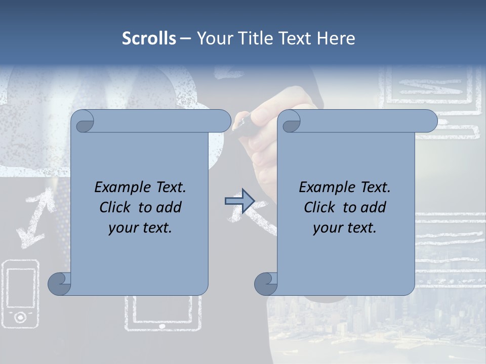 Tech Connection White PowerPoint Template