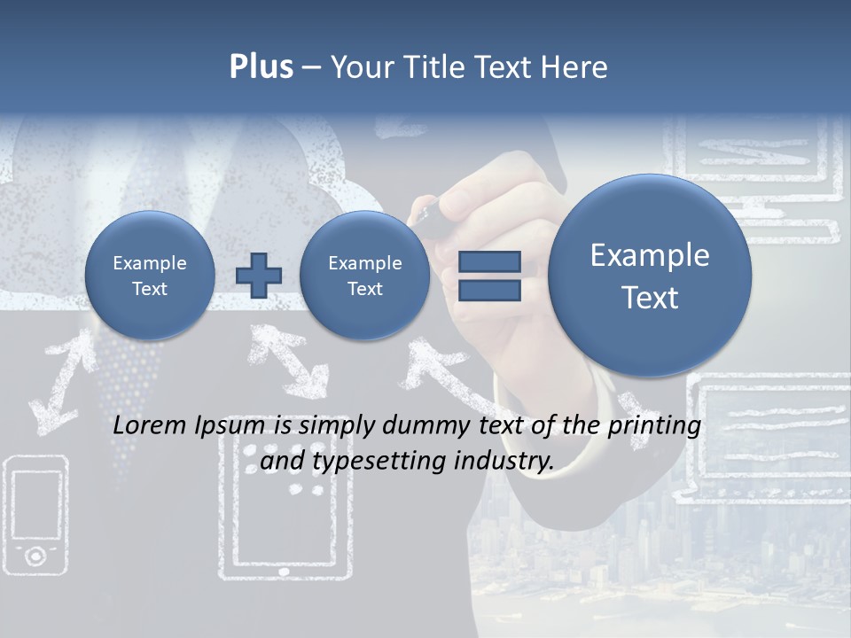 Tech Connection White PowerPoint Template