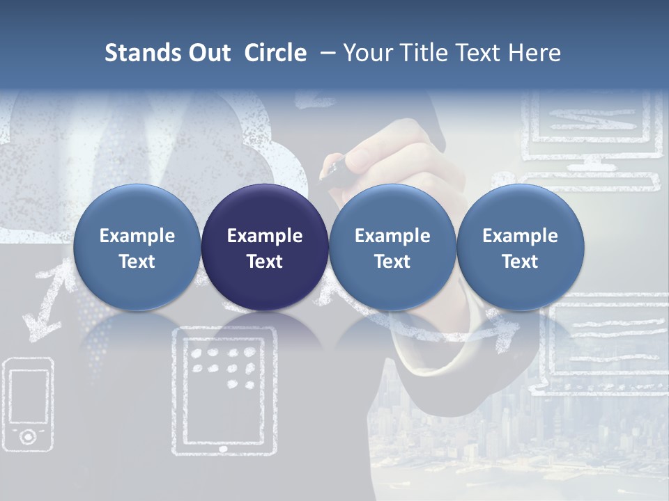 Tech Connection White PowerPoint Template