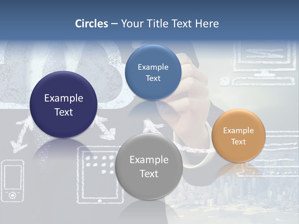 Tech Connection White PowerPoint Template