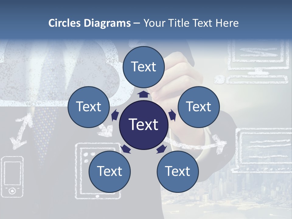 Tech Connection White PowerPoint Template
