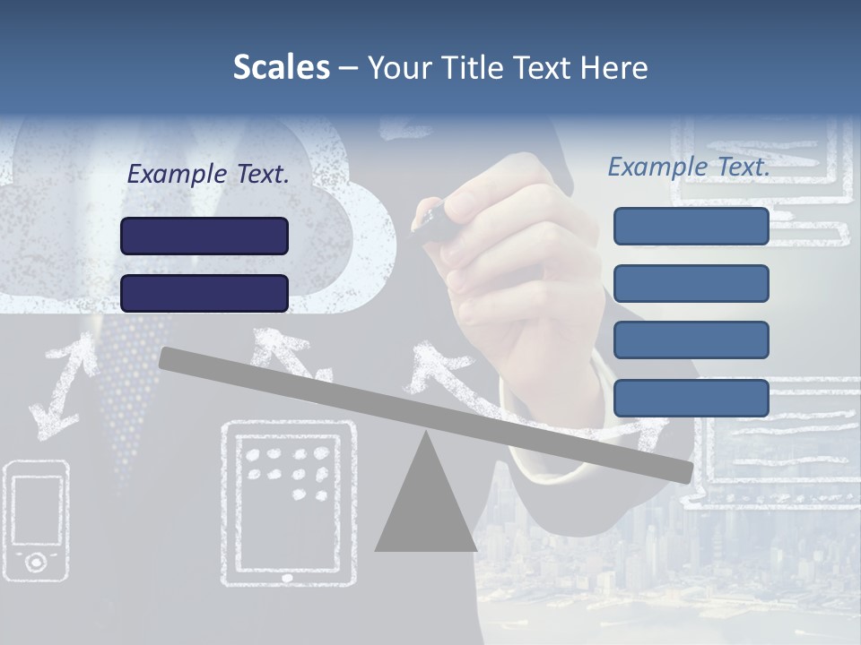 Tech Connection White PowerPoint Template