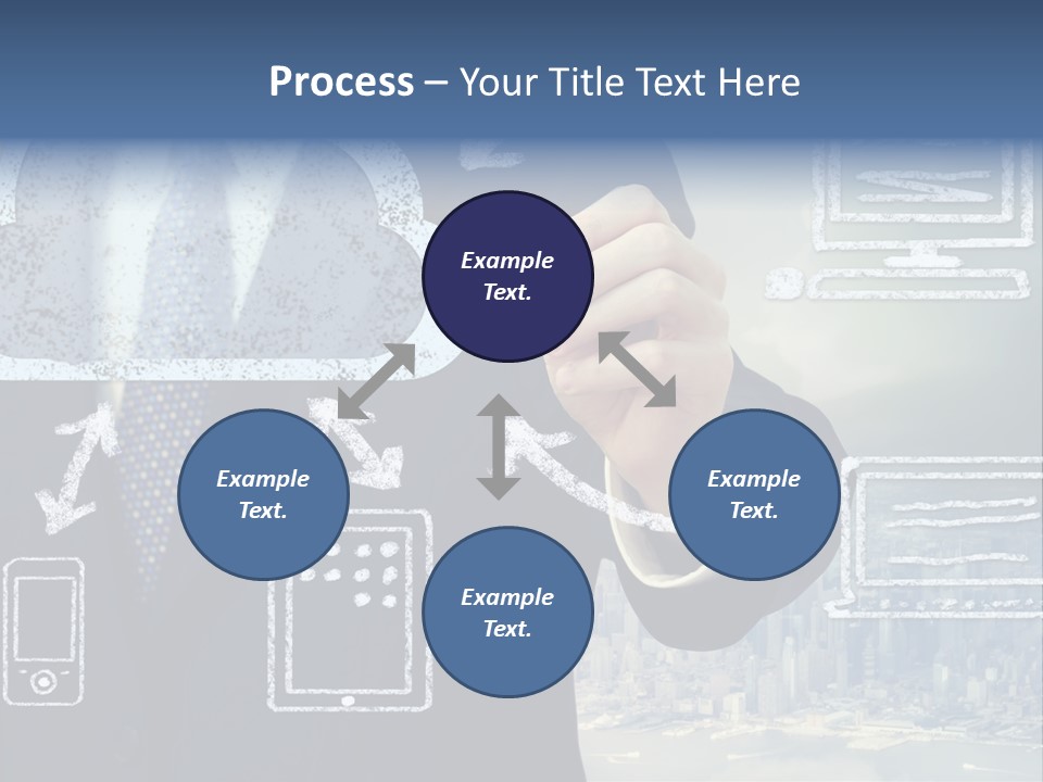 Tech Connection White PowerPoint Template