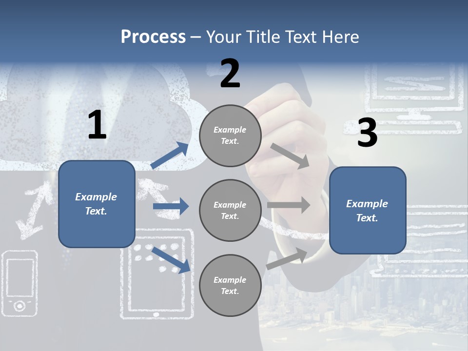 Tech Connection White PowerPoint Template