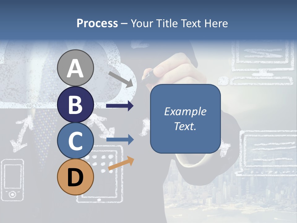 Tech Connection White PowerPoint Template