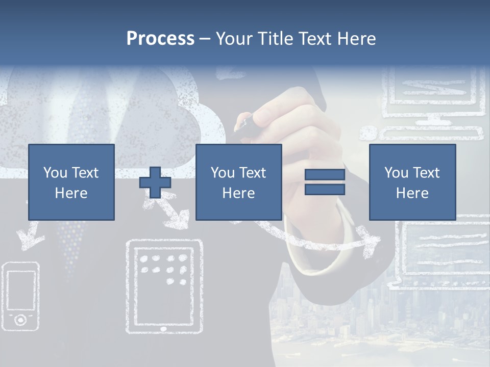 Tech Connection White PowerPoint Template
