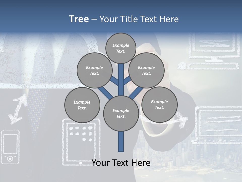 Tech Connection White PowerPoint Template