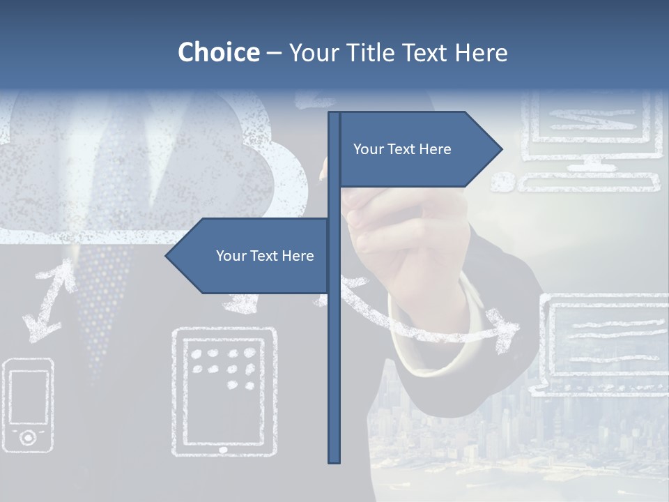 Tech Connection White PowerPoint Template