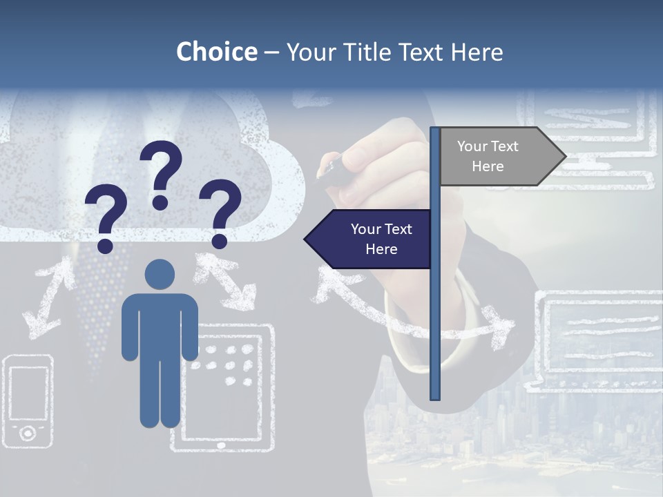 Tech Connection White PowerPoint Template
