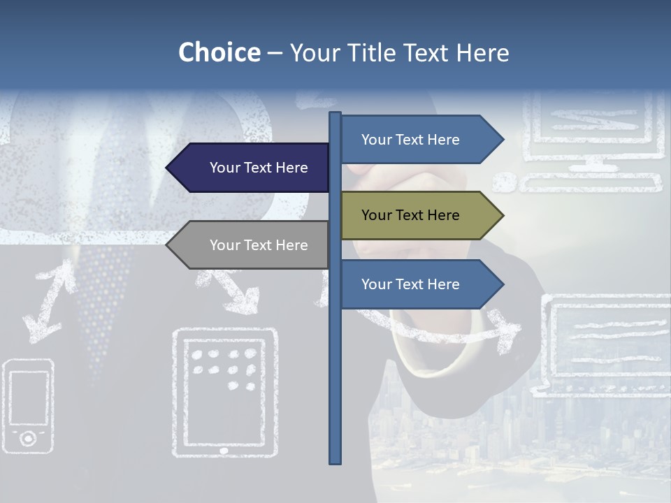 Tech Connection White PowerPoint Template