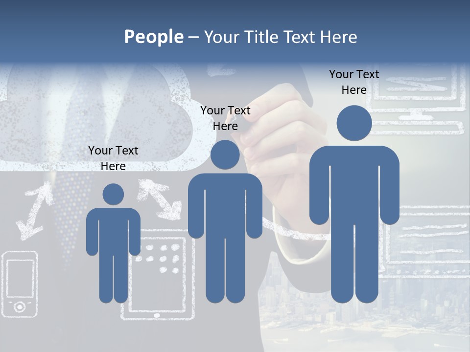 Tech Connection White PowerPoint Template