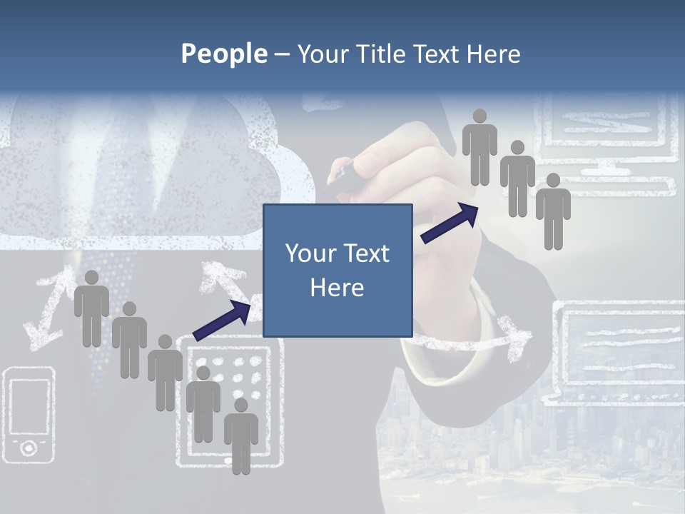 Tech Connection White PowerPoint Template