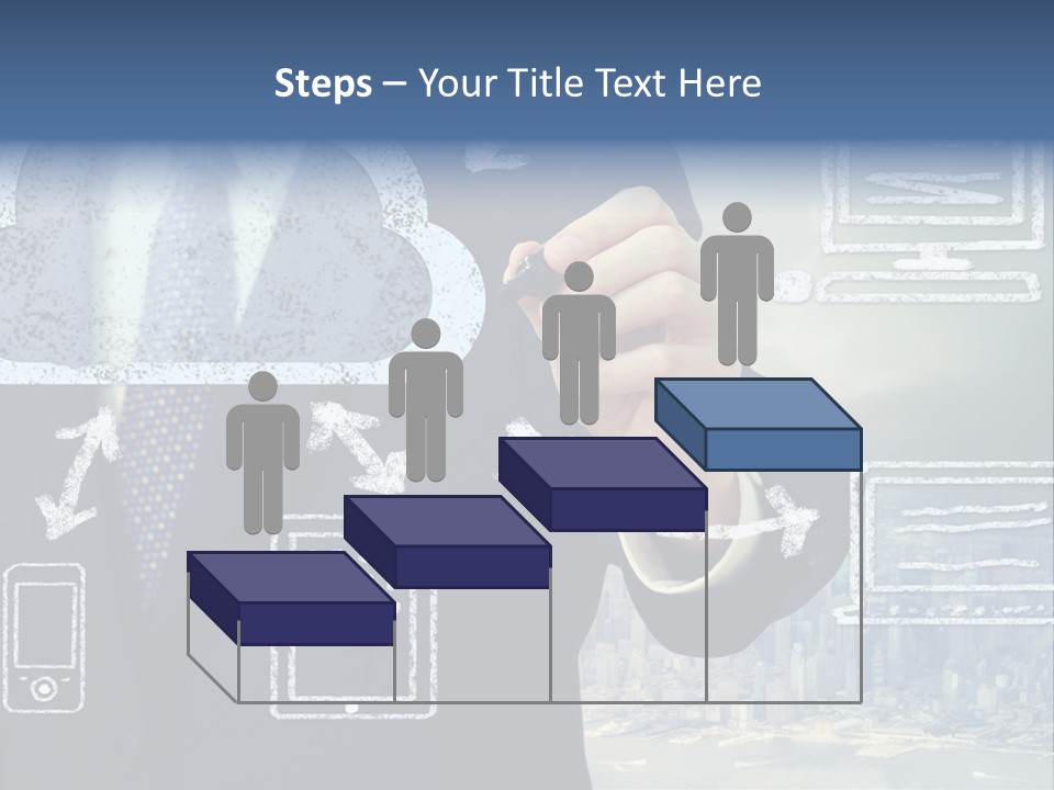 Tech Connection White PowerPoint Template