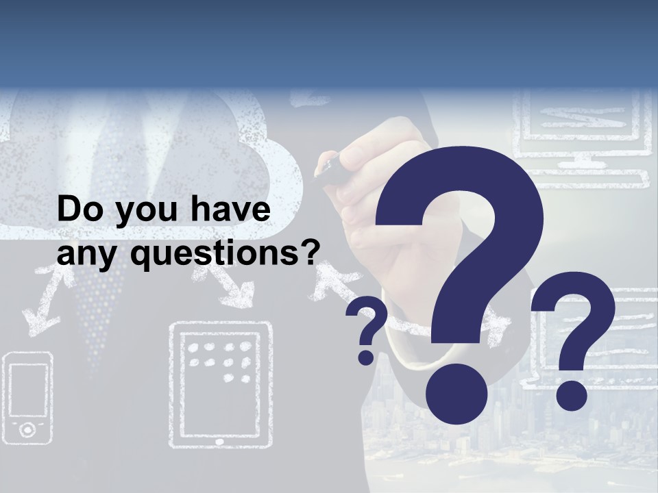 Tech Connection White PowerPoint Template