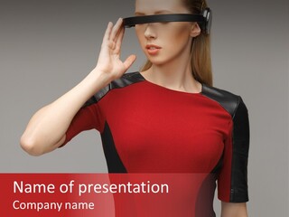 Babe Young Charming PowerPoint Template