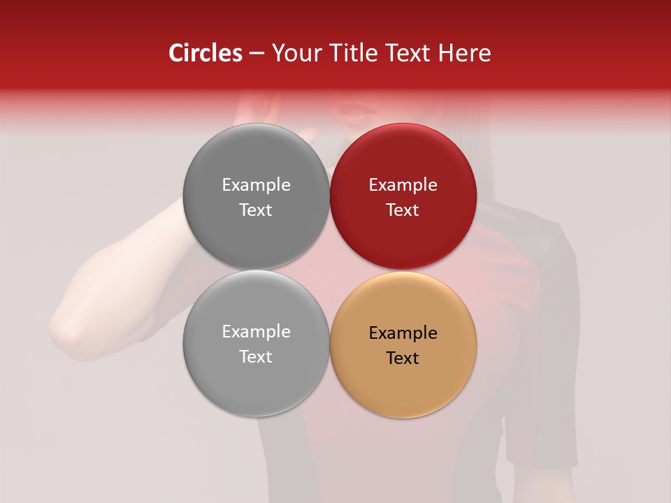 Babe Young Charming PowerPoint Template