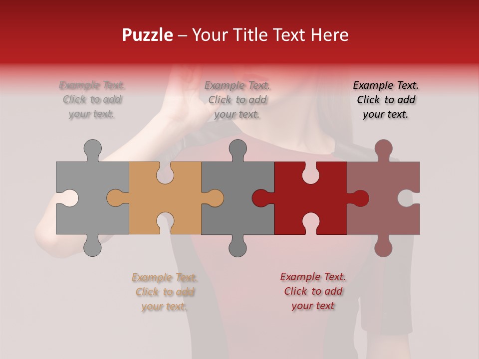 Babe Young Charming PowerPoint Template