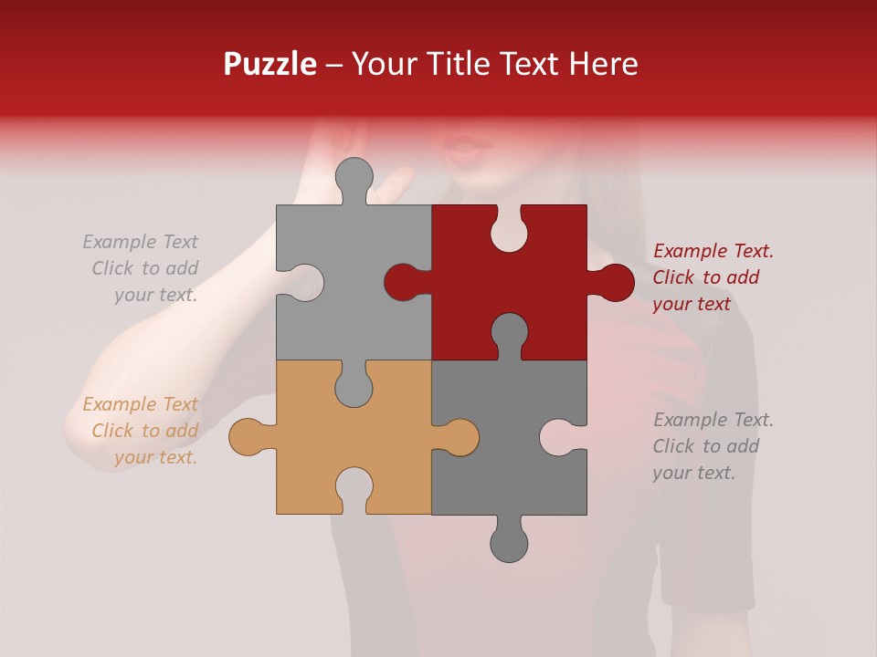 Babe Young Charming PowerPoint Template