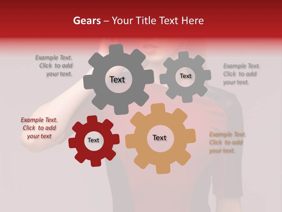 Babe Young Charming PowerPoint Template