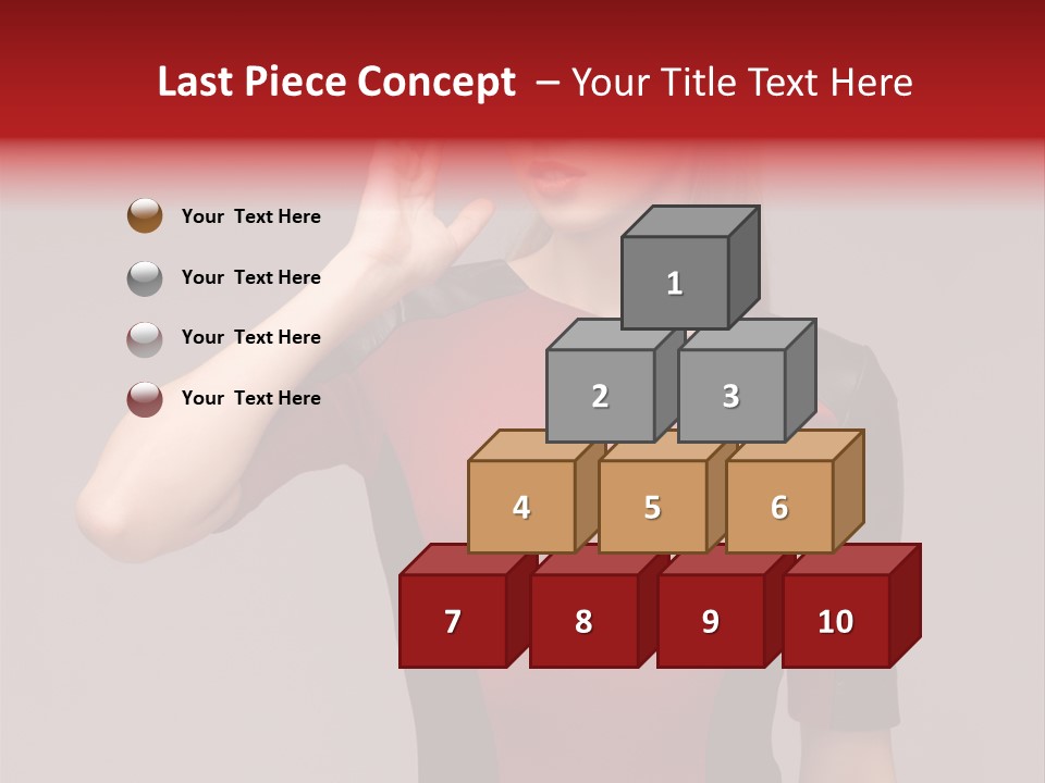 Babe Young Charming PowerPoint Template