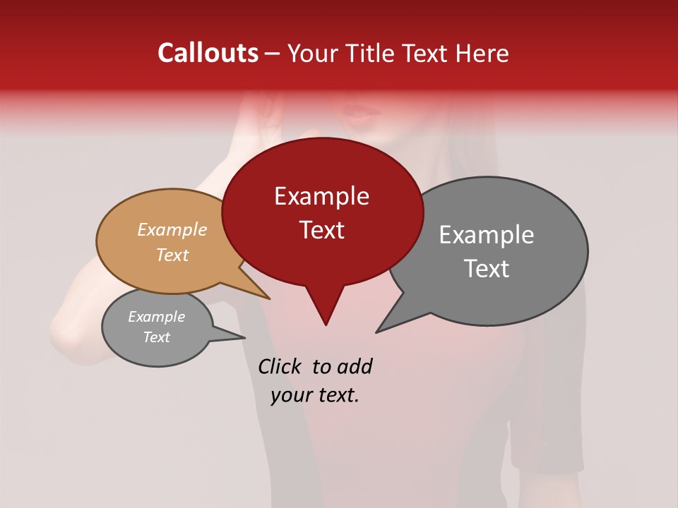 Babe Young Charming PowerPoint Template