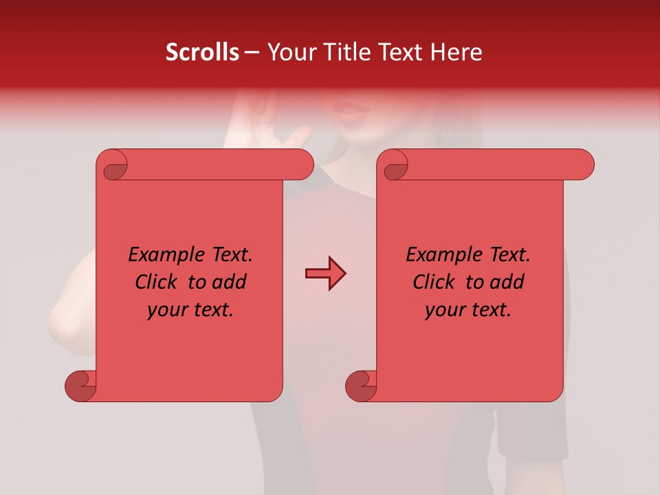 Babe Young Charming PowerPoint Template