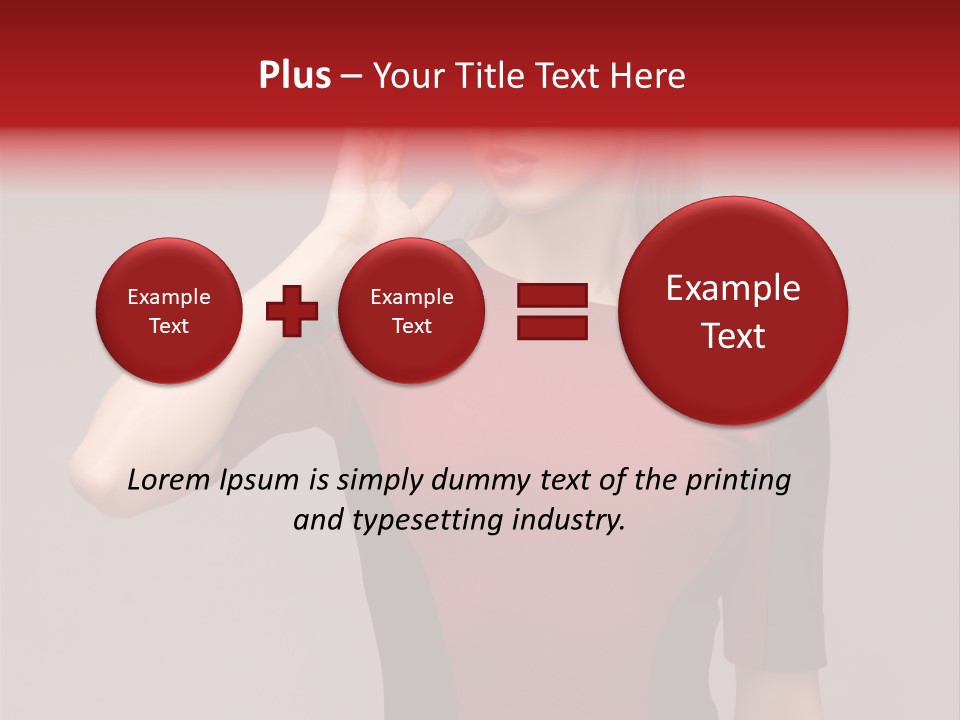 Babe Young Charming PowerPoint Template