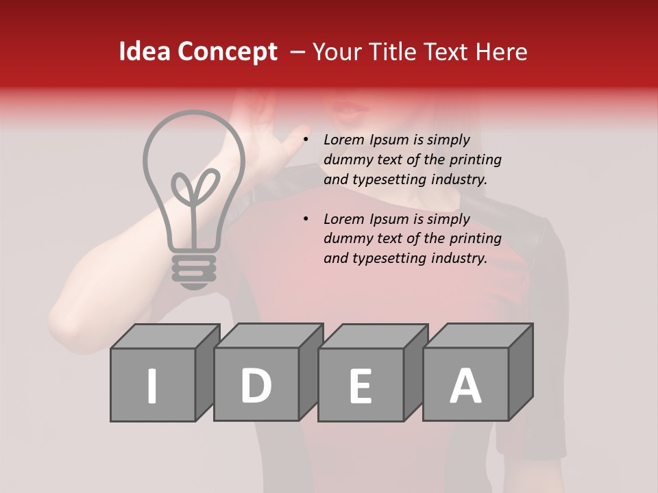 Babe Young Charming PowerPoint Template