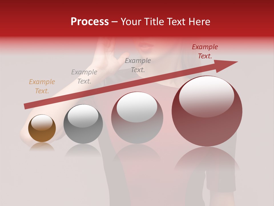 Babe Young Charming PowerPoint Template