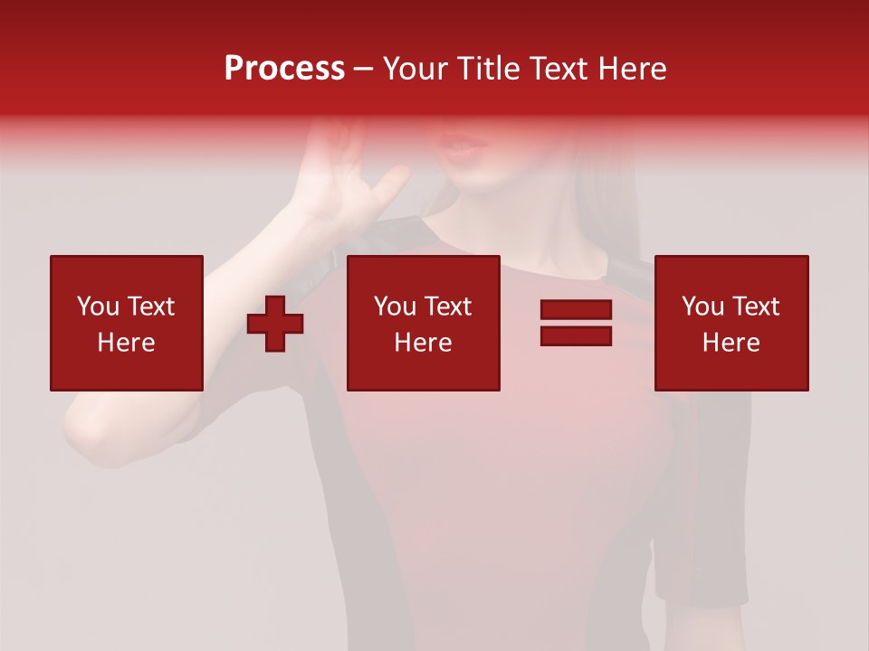 Babe Young Charming PowerPoint Template