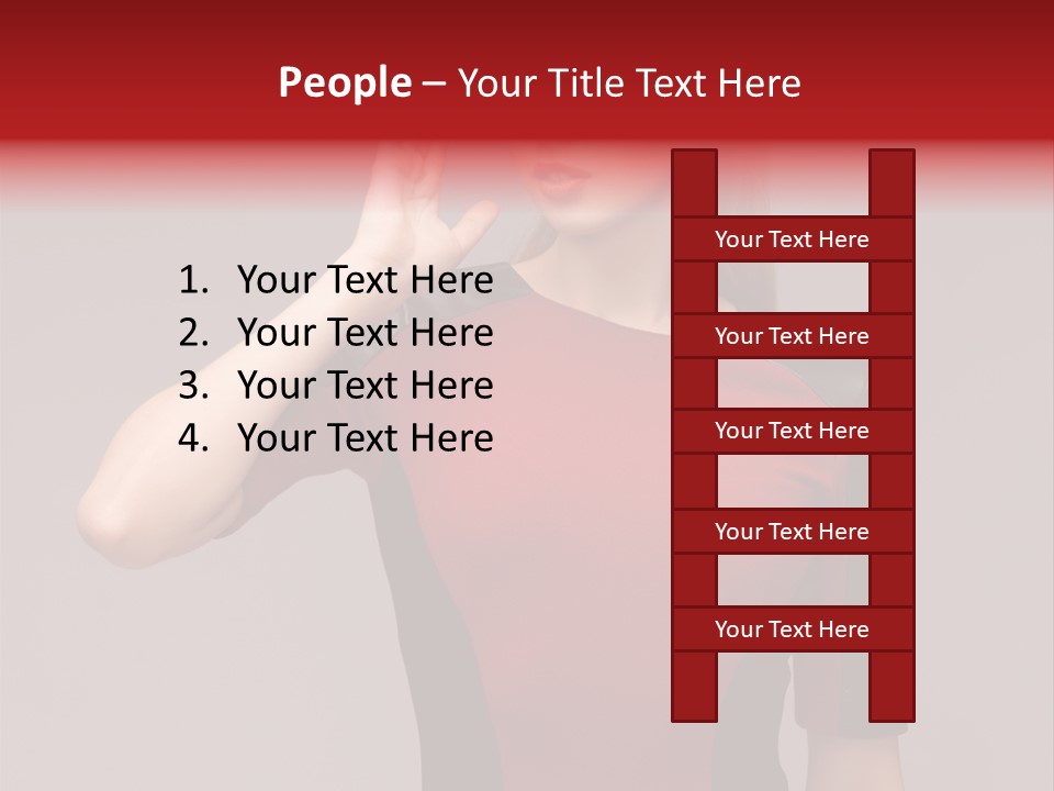 Babe Young Charming PowerPoint Template