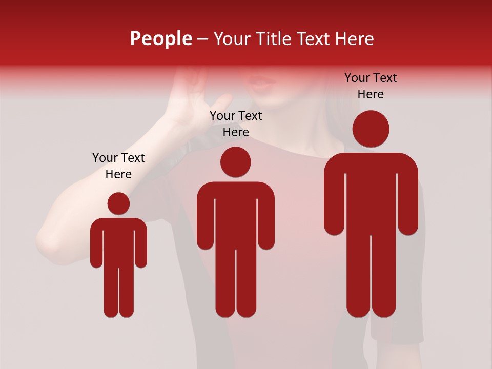 Babe Young Charming PowerPoint Template