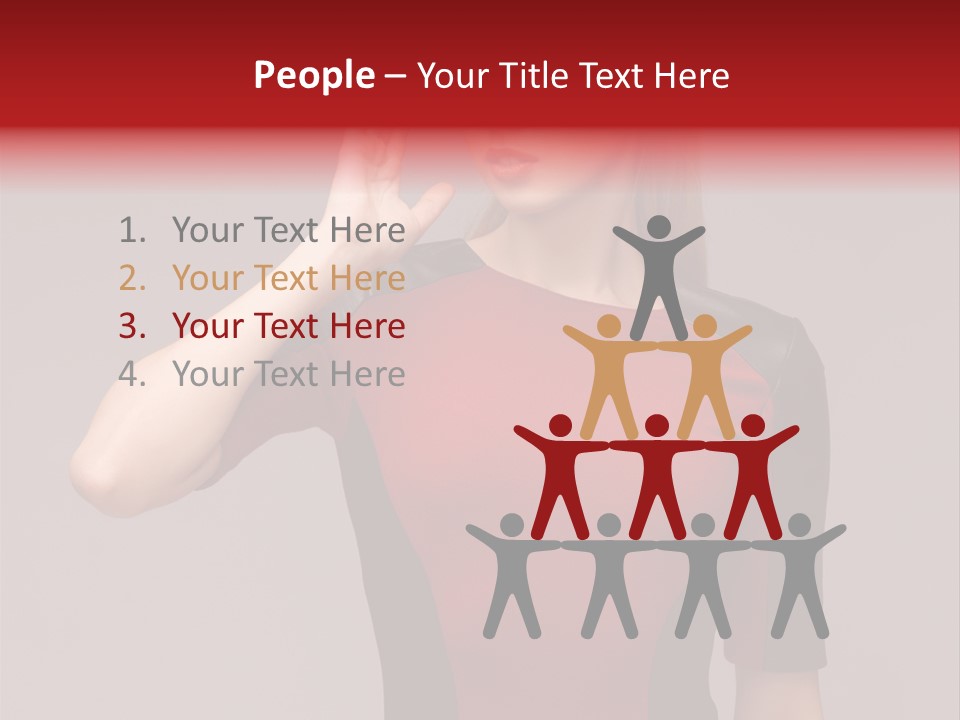 Babe Young Charming PowerPoint Template