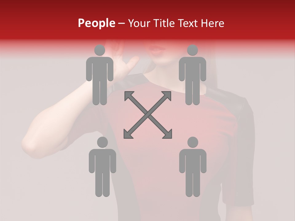 Babe Young Charming PowerPoint Template