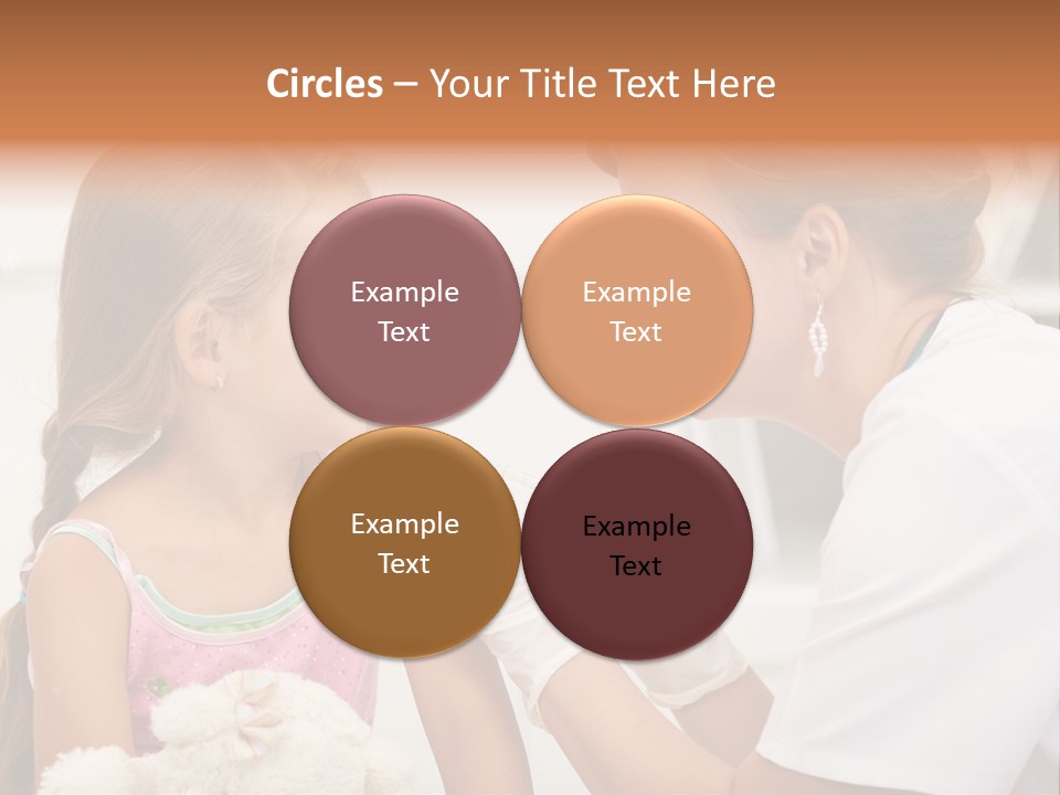 Needle Smile Girl PowerPoint Template