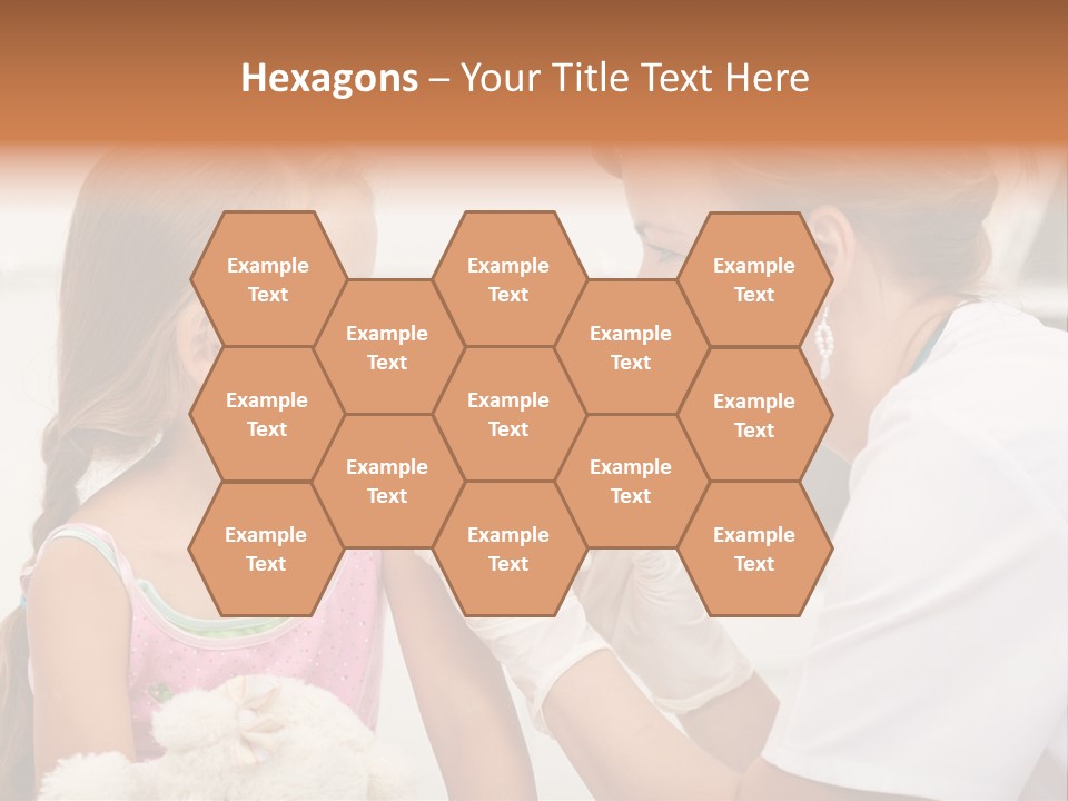 Needle Smile Girl PowerPoint Template