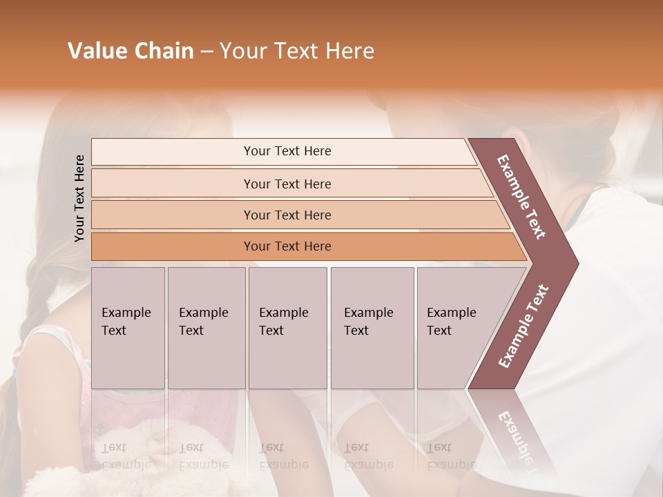 Needle Smile Girl PowerPoint Template