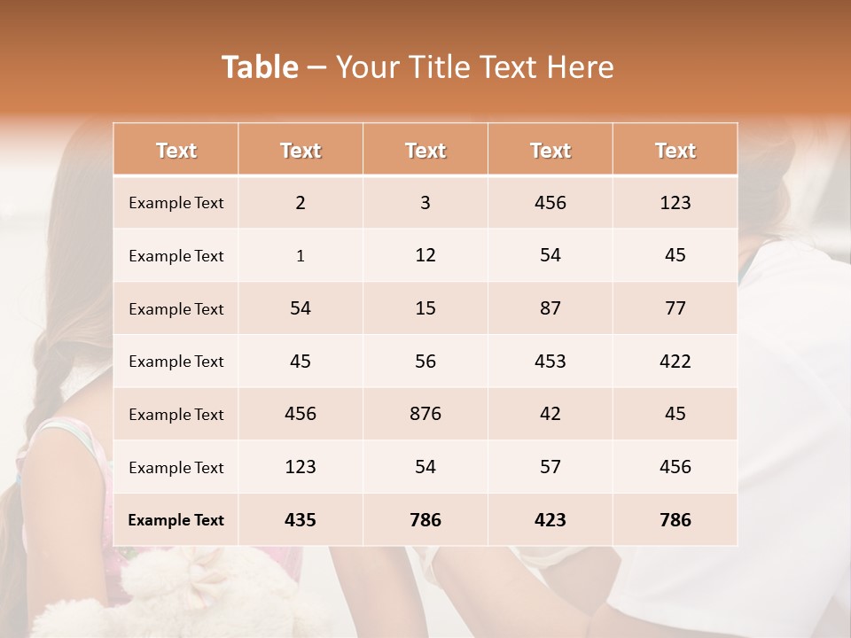 Needle Smile Girl PowerPoint Template