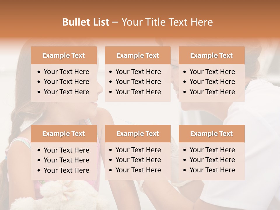 Needle Smile Girl PowerPoint Template