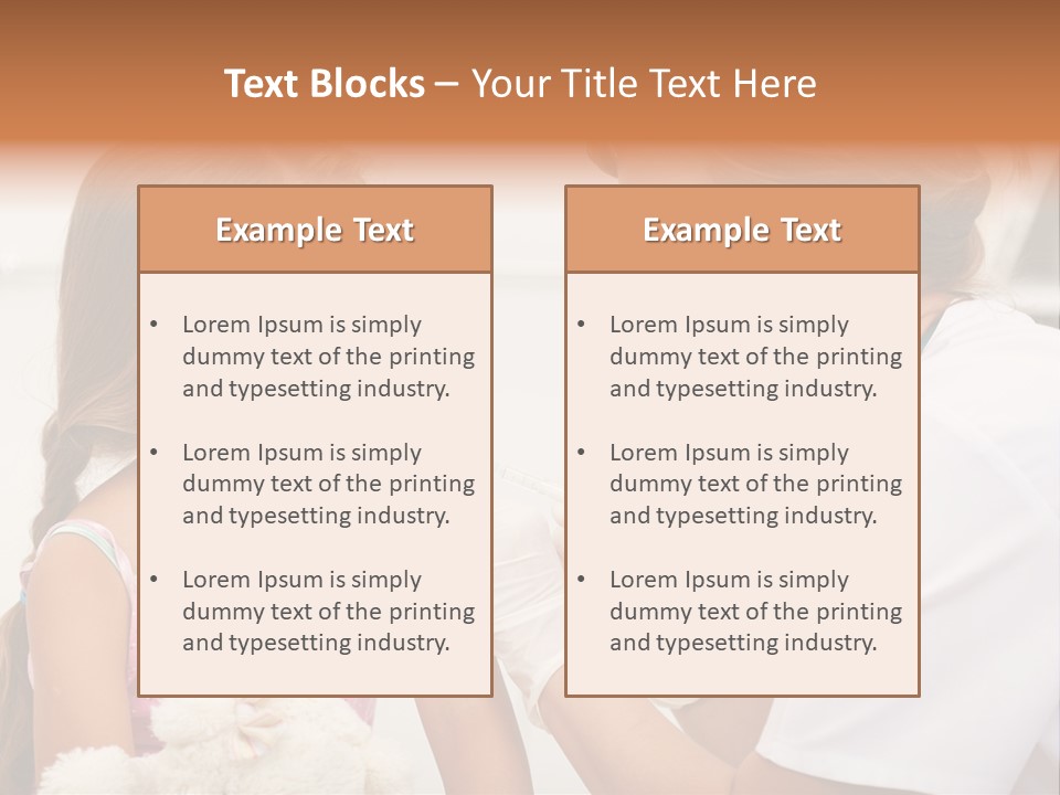Needle Smile Girl PowerPoint Template