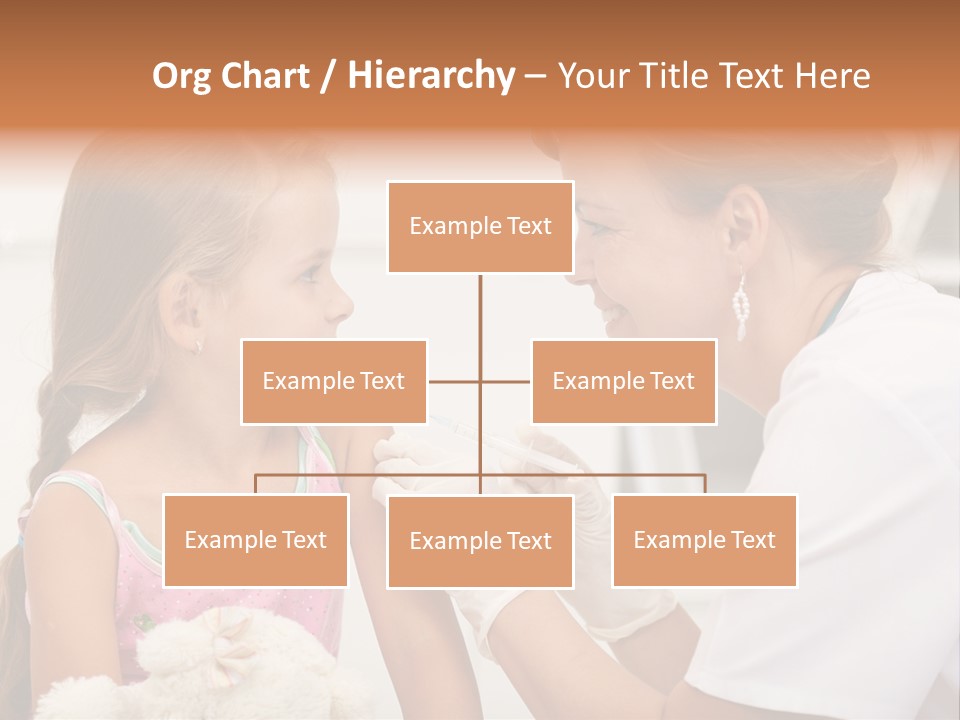 Needle Smile Girl PowerPoint Template
