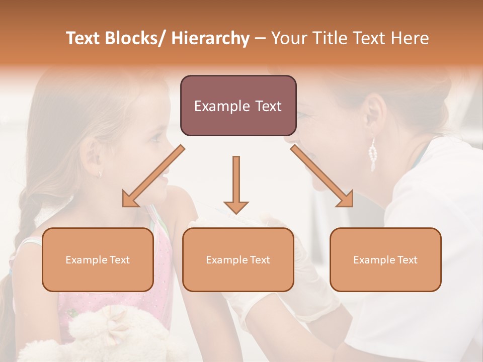 Needle Smile Girl PowerPoint Template